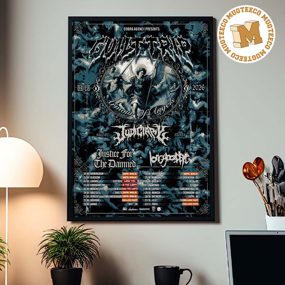 Guilt Trip Armour Of Angels Tour UK EU 2026 Home Decor Poster Canvas