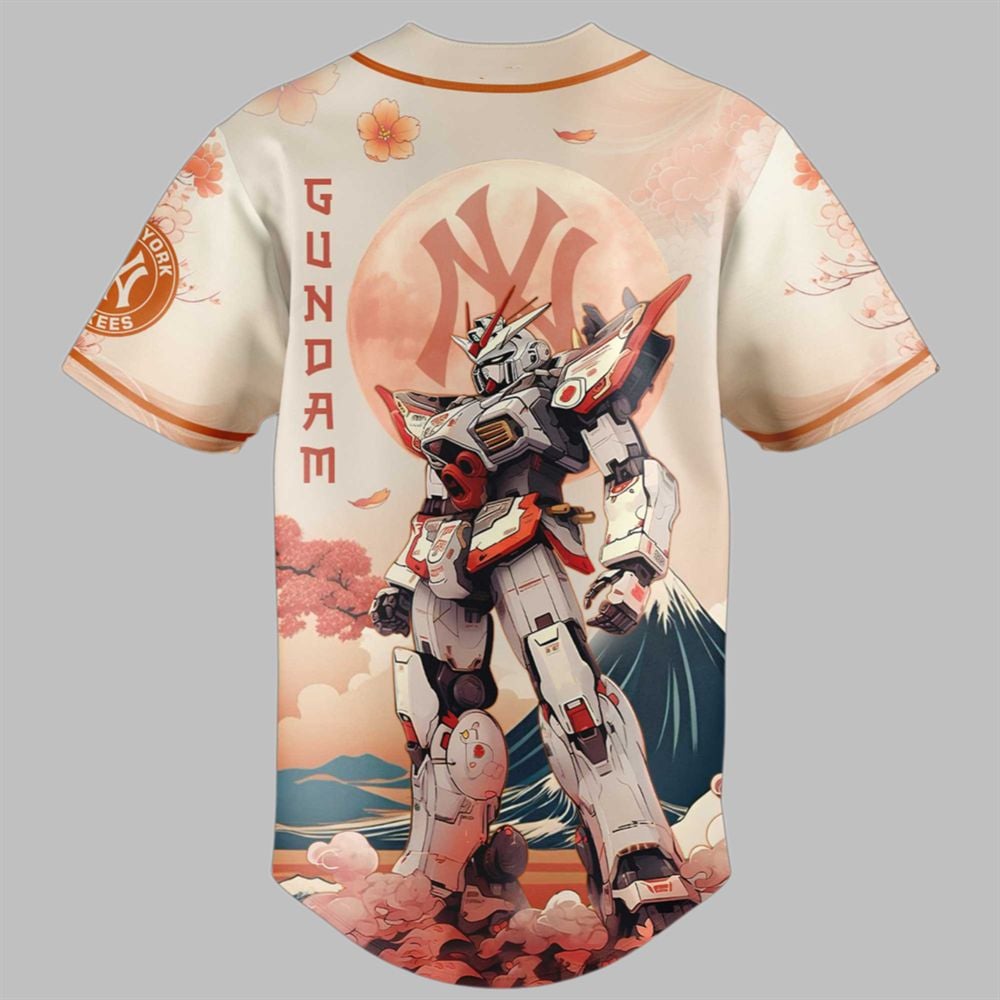 Gundam x Yankees 2025 Japan Jersey - Grishko.com