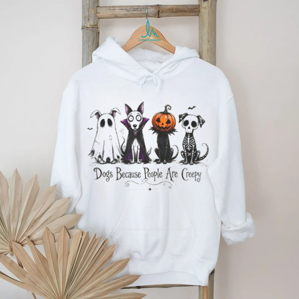 Halloween Spooky Dog Ghost Vampire Pumpkin Skeleton Shirt