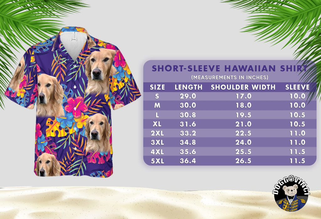Custom Hawaiian Shirt (Fruity White: 1-4 Pets)
