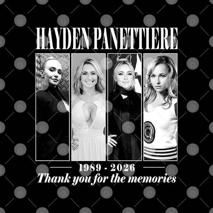 Hayden Panettiere 1989-2026 Thank You For The Memories T Shirt