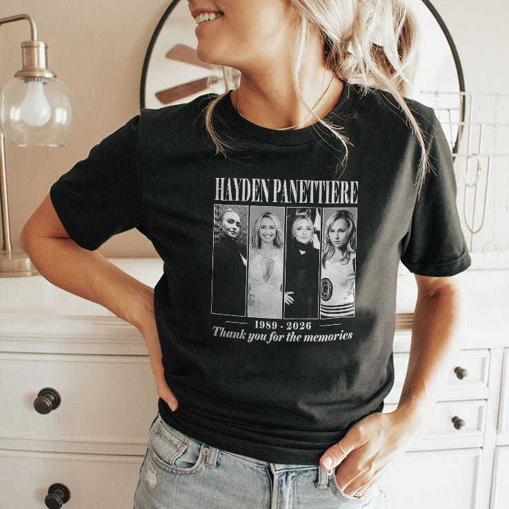Hayden Panettiere 1989-2026 Thank You For The Memories T Shirt