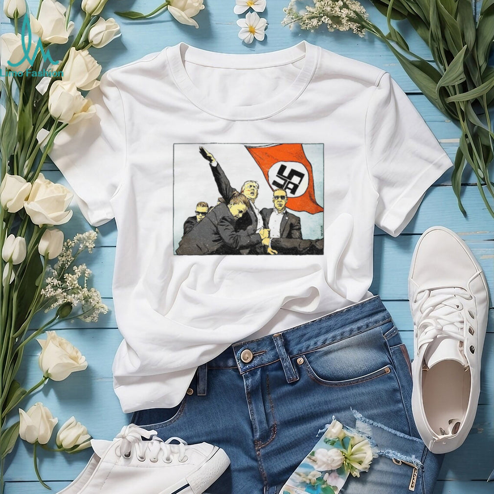 Heil Raiser Trump fight Nazis flag shirt