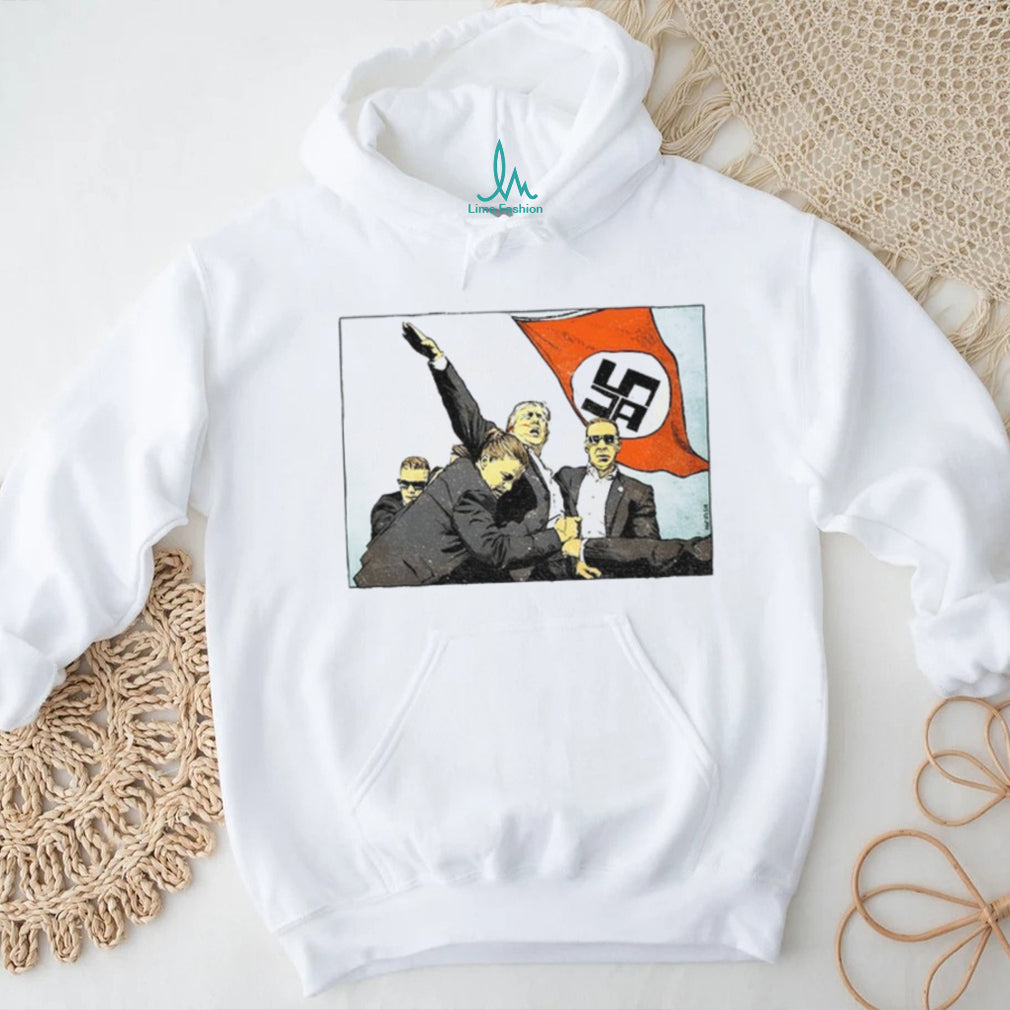 Heil Raiser Trump fight Nazis flag shirt