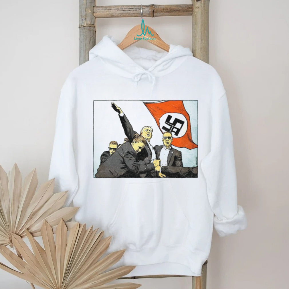 Heil Raiser Trump fight Nazis flag shirt