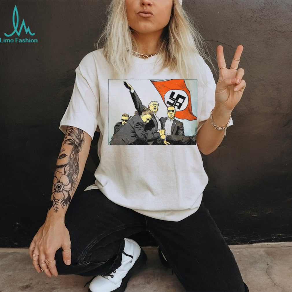 Heil Raiser Trump fight Nazis flag shirt