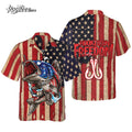 Hooked On Freedom Summer Vibe Hawaiian Shirt