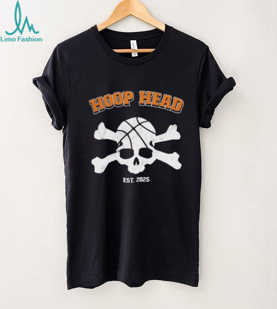 Hoop Head Est 2025 Basketball Skull hoops shirt