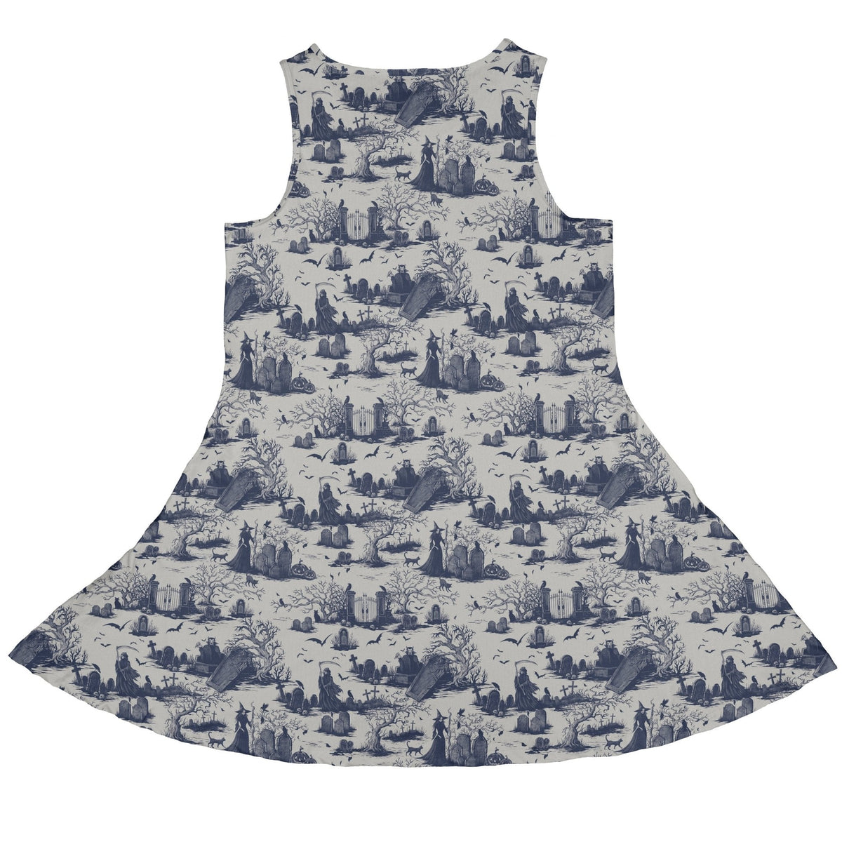 Haunted Graveyard Light Sleeveless Dress