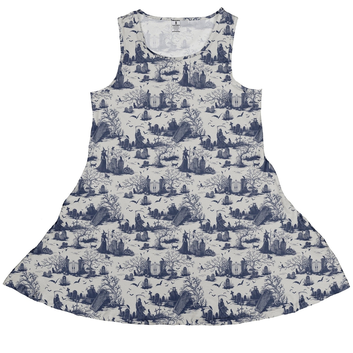 Haunted Graveyard Light Sleeveless Dress