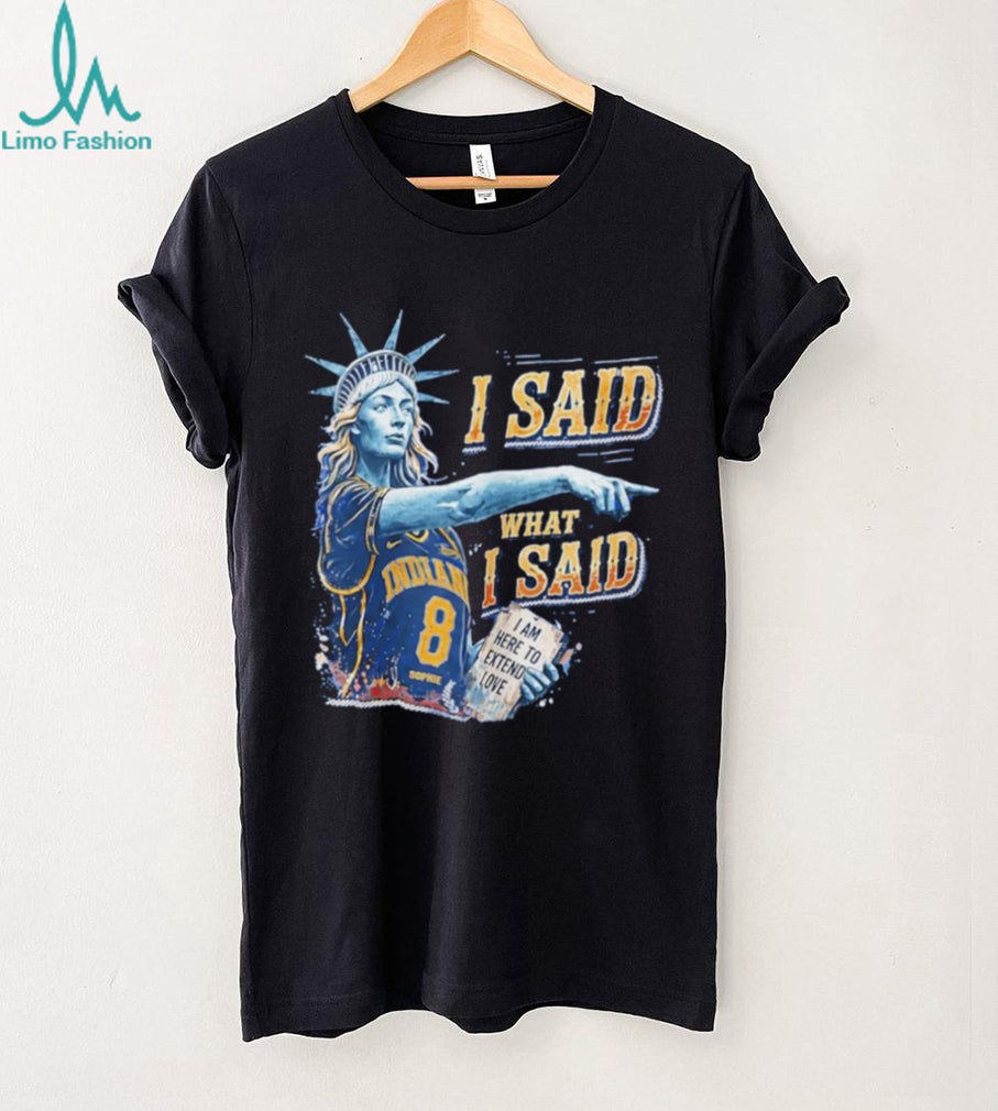 I Said What I Said Sophie Cunningham x Statue of Liberty shirt