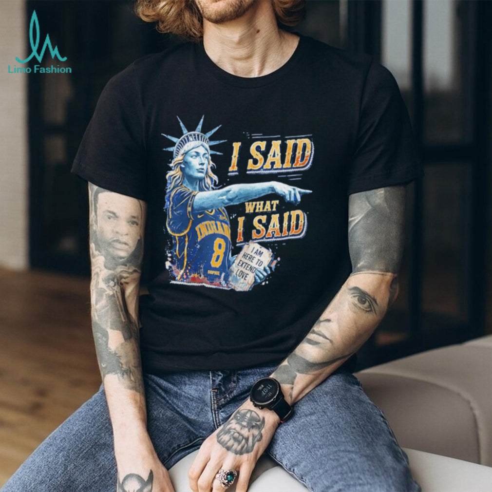 I Said What I Said Sophie Cunningham x Statue of Liberty shirt