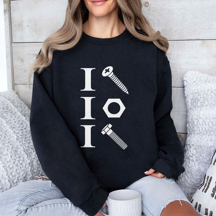 I Screw I Nut I Bolt Mechanic Hardware Tool T Shirt
