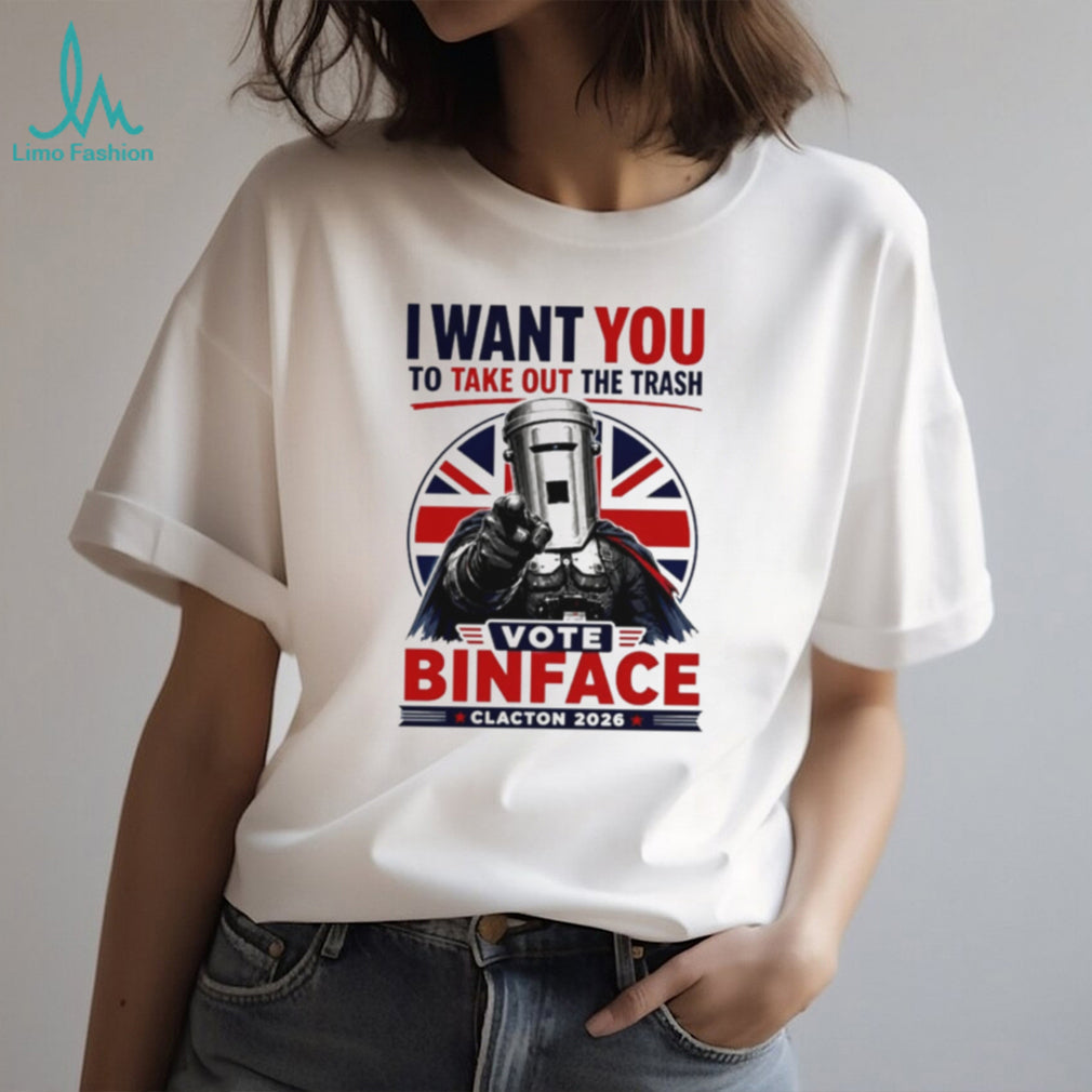 I Want You To Take Out The Trash Vote Count Binface Clacton On Sea 2026 shirt