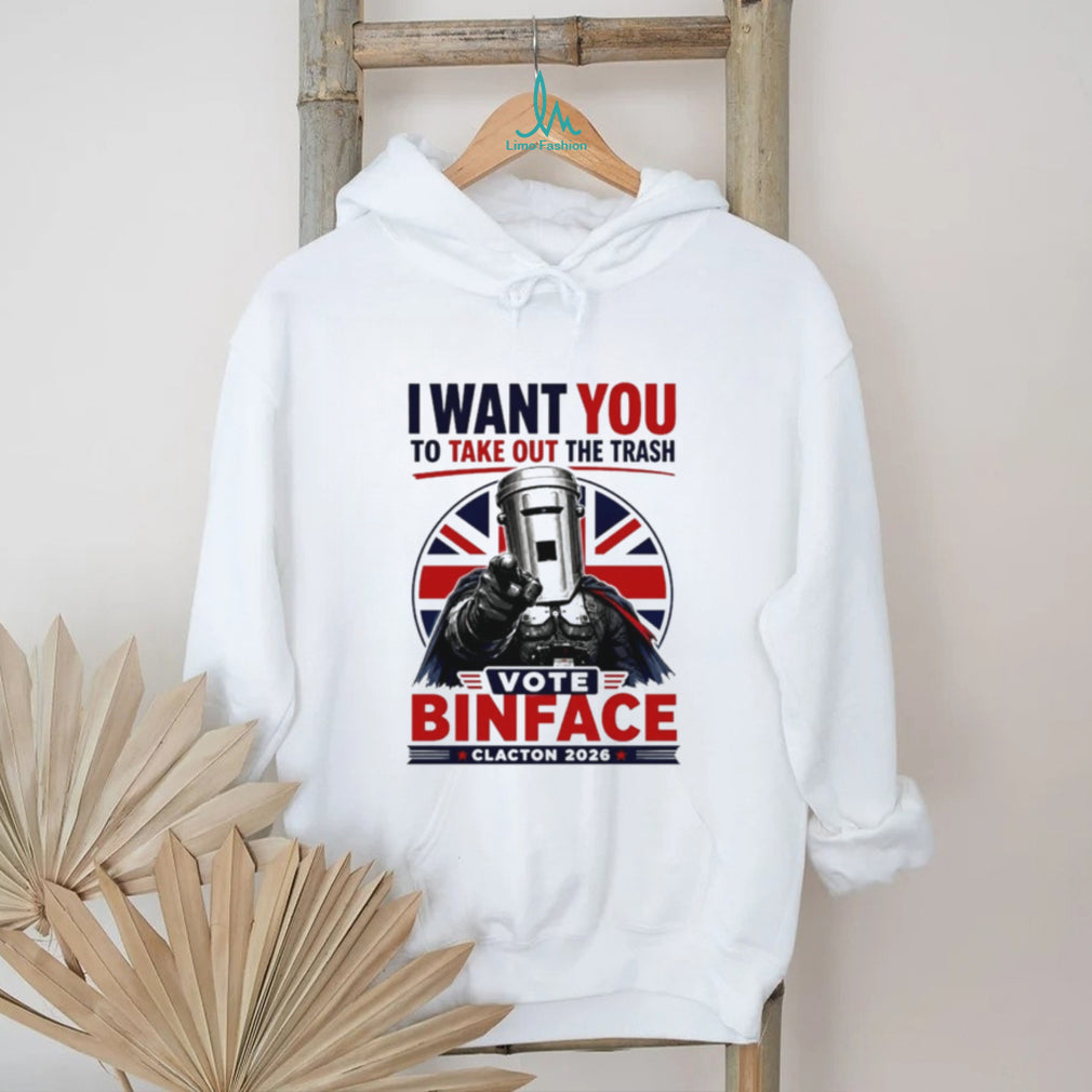 I Want You To Take Out The Trash Vote Count Binface Clacton On Sea 2026 shirt