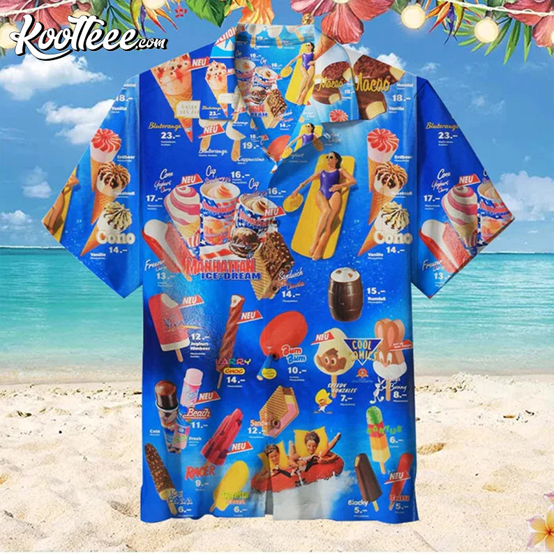 Ice cream Hawaiian Shirt And Shorts