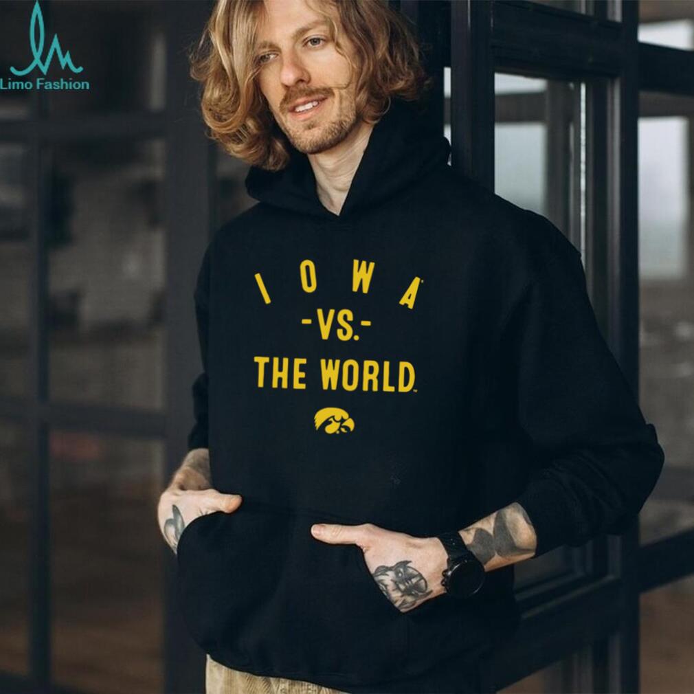 Iowa Hawkeyes Iowa vs the World 2026 logo shirt