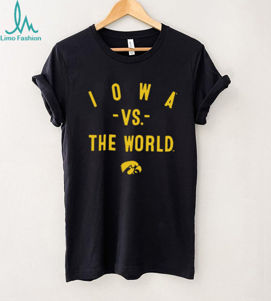 Iowa Hawkeyes Iowa vs the World 2026 logo shirt