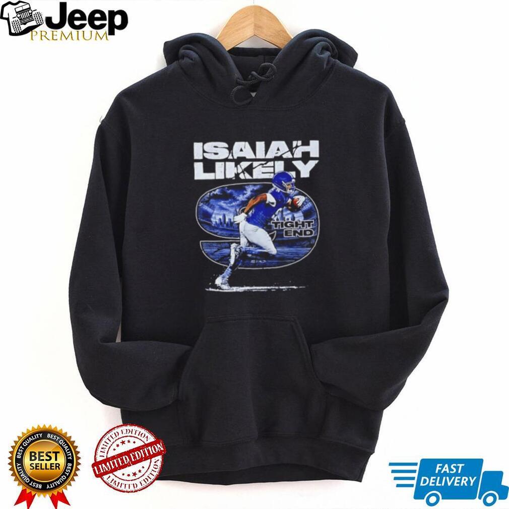 Isaiah Likely 9 New York Giants Tight End Name Number Shirt