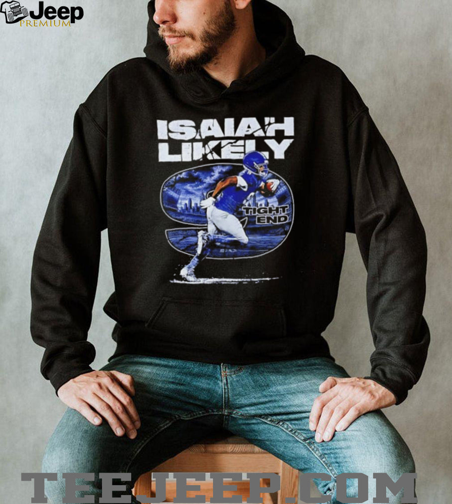 Isaiah Likely 9 New York Giants Tight End Name Number Shirt