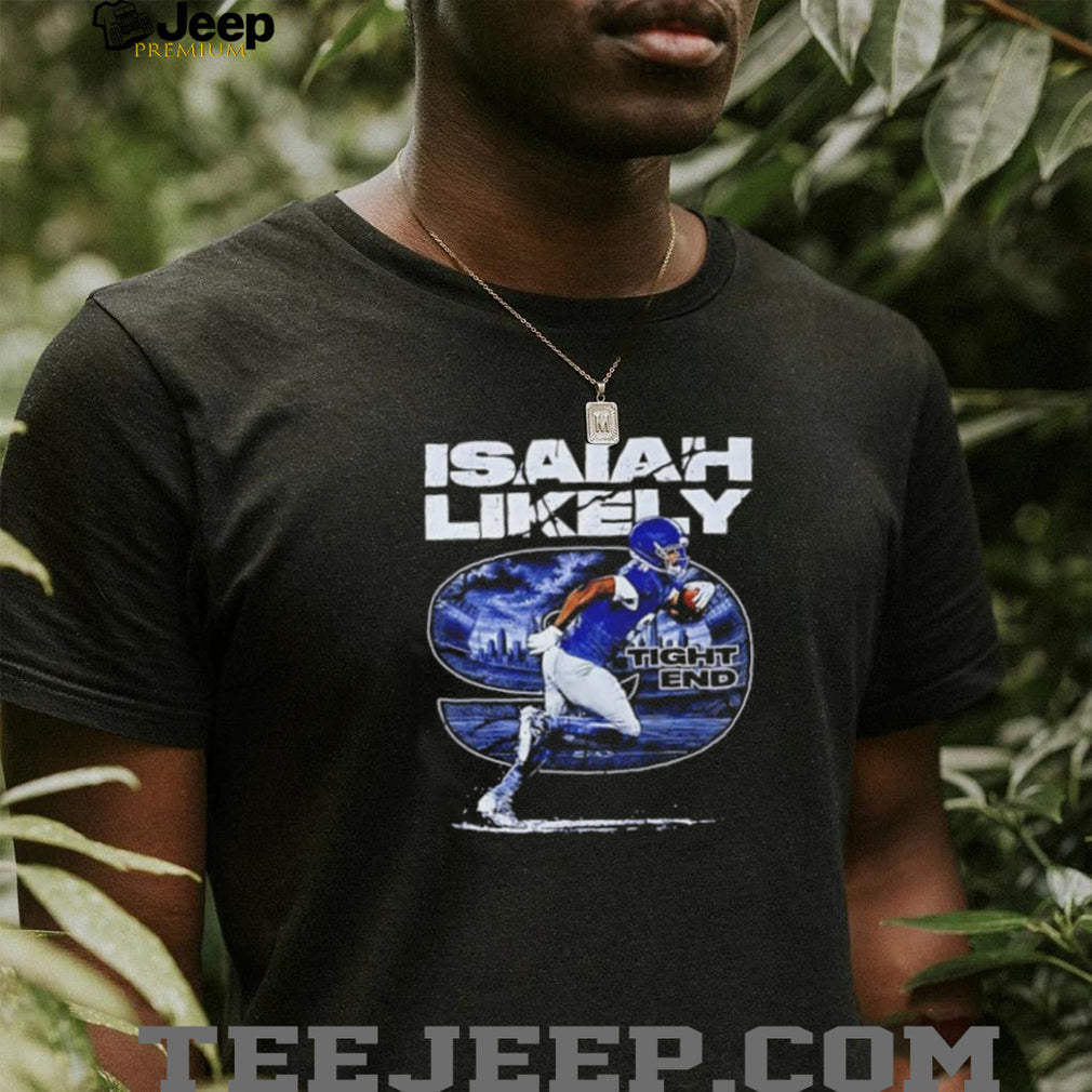 Isaiah Likely 9 New York Giants Tight End Name Number Shirt