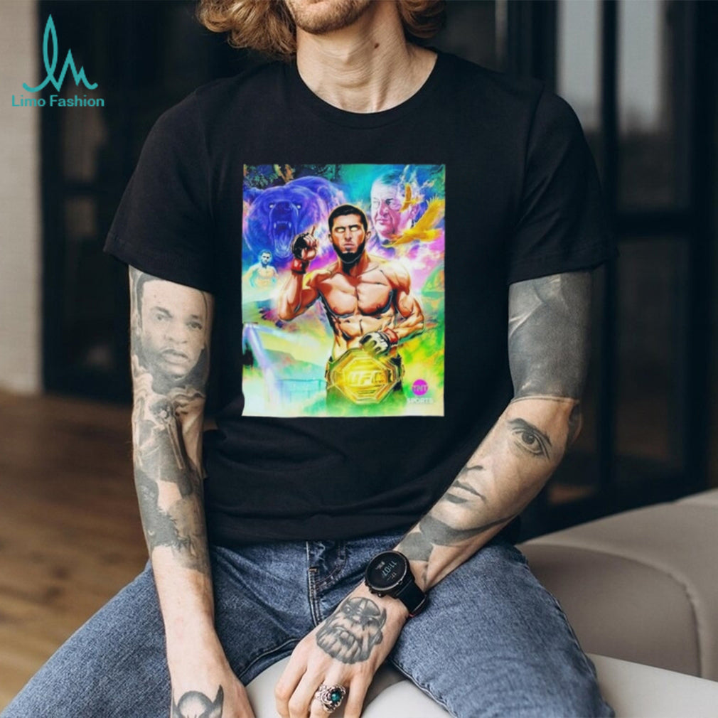 Islam Makhachev UFC Champion Collage MMA shirt