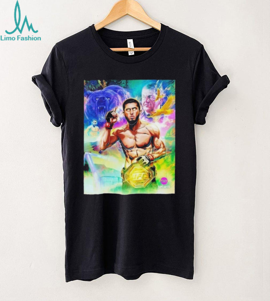 Islam Makhachev UFC Champion Collage MMA shirt