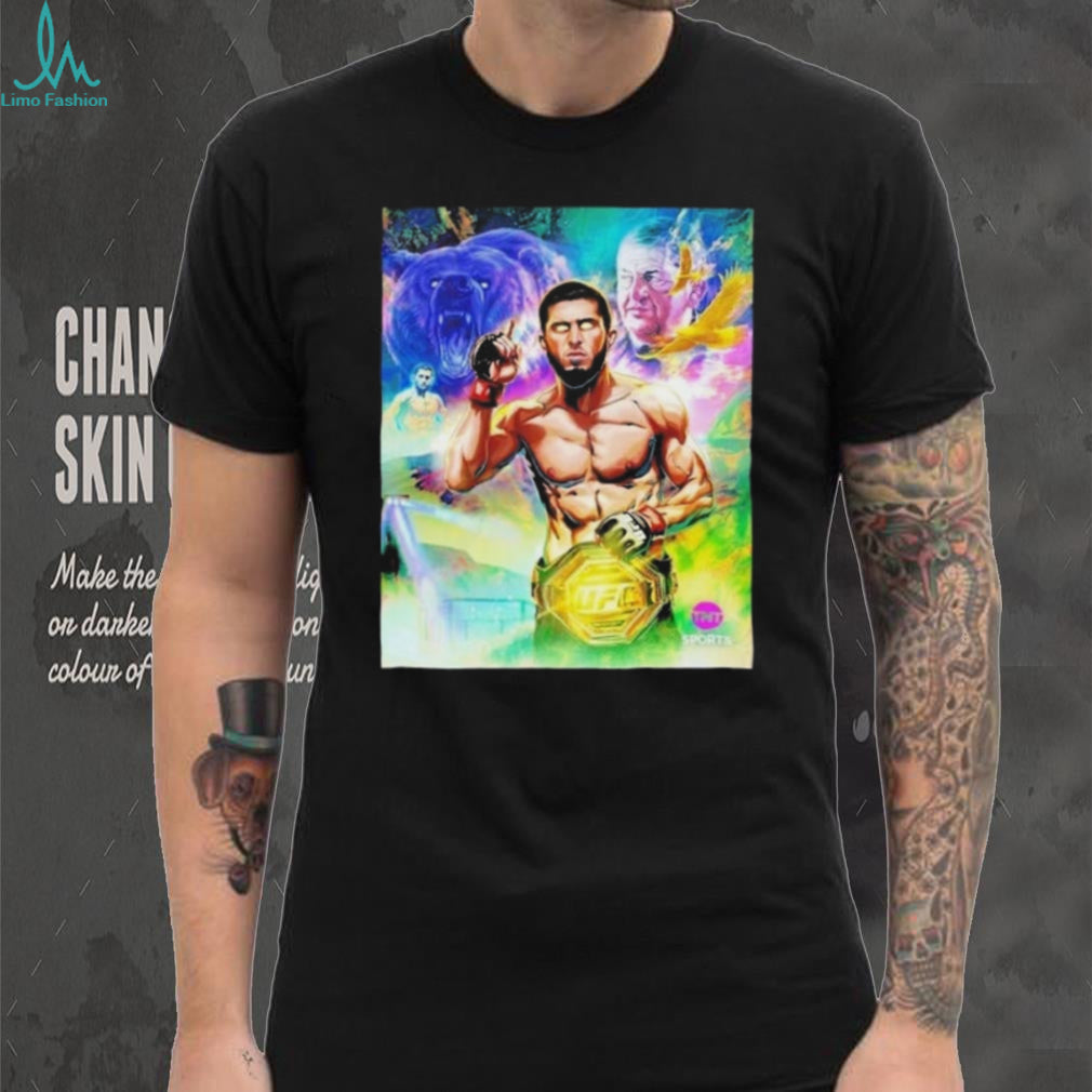 Islam Makhachev UFC Champion Collage MMA shirt
