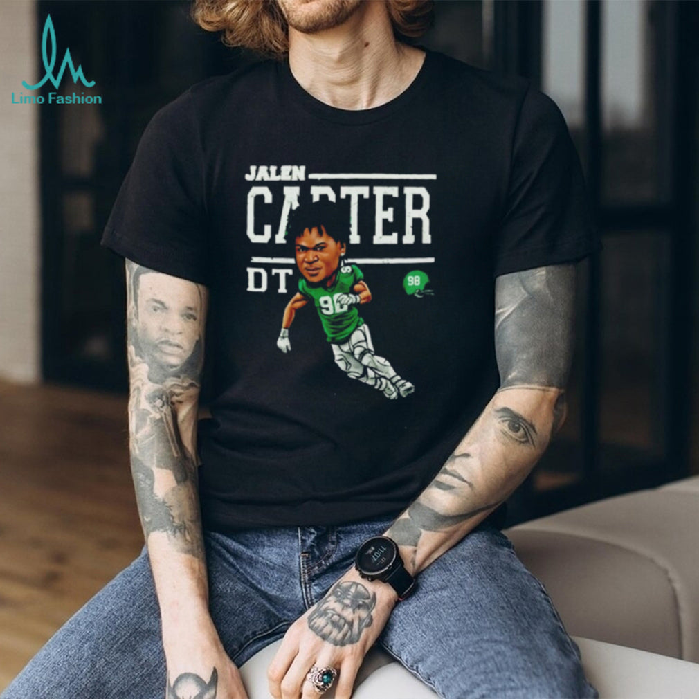 Jalen Carter DT 98 Philadelphia Eagles Caricature shirt