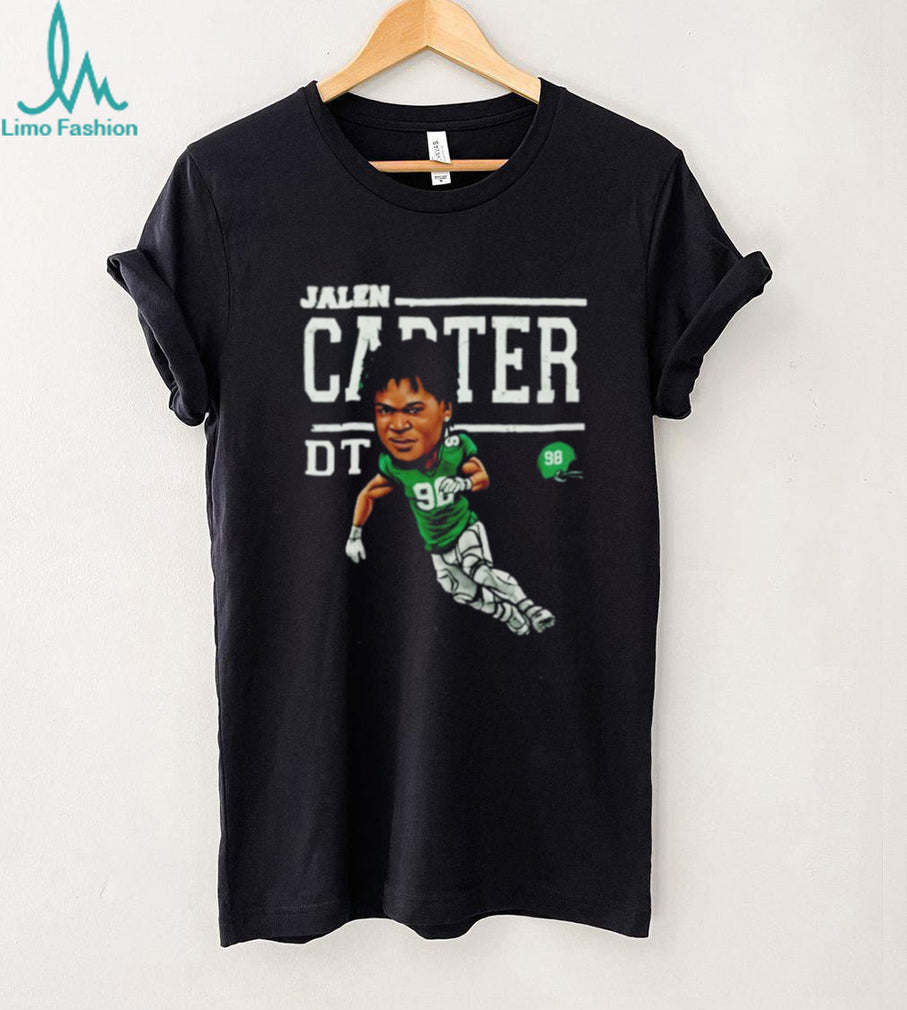 Jalen Carter DT 98 Philadelphia Eagles Caricature shirt