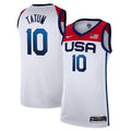Jayson Tatum USA Basketball 2020 Summer Olympics Player Jersey - White Style 2