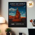 Jimmy Eat World Bleed American 25th Anniversary London UK Tour Live At Crystal Palace Bowl On August 16 2026 Home Decor Poster Canvas