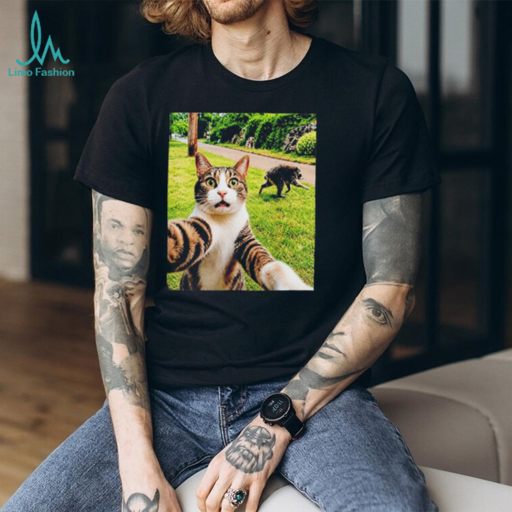Jimothy Raccoon and Cat Selfie Viral 2026 Seattle shirt