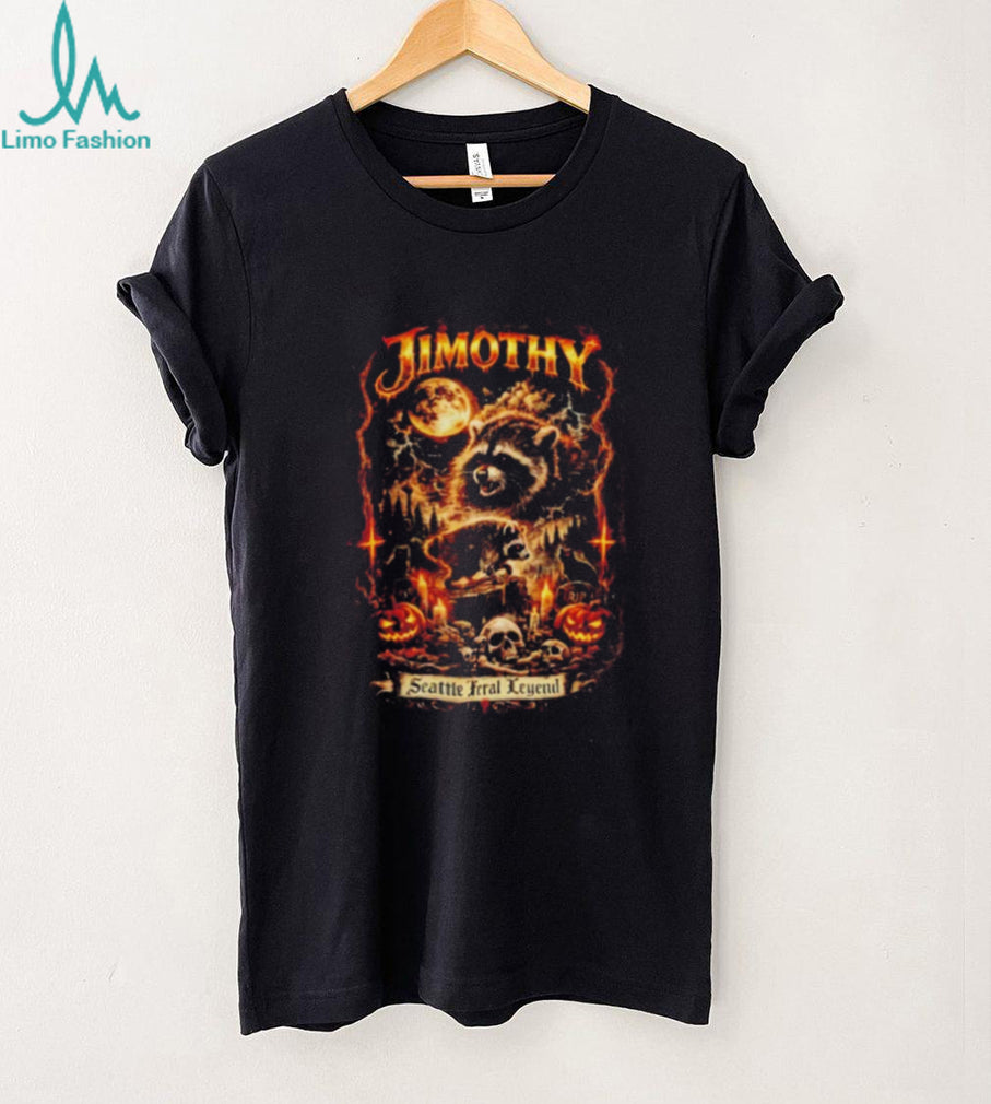 Jimothy Seattle Feral Legend Raccoon Halloween shirt
