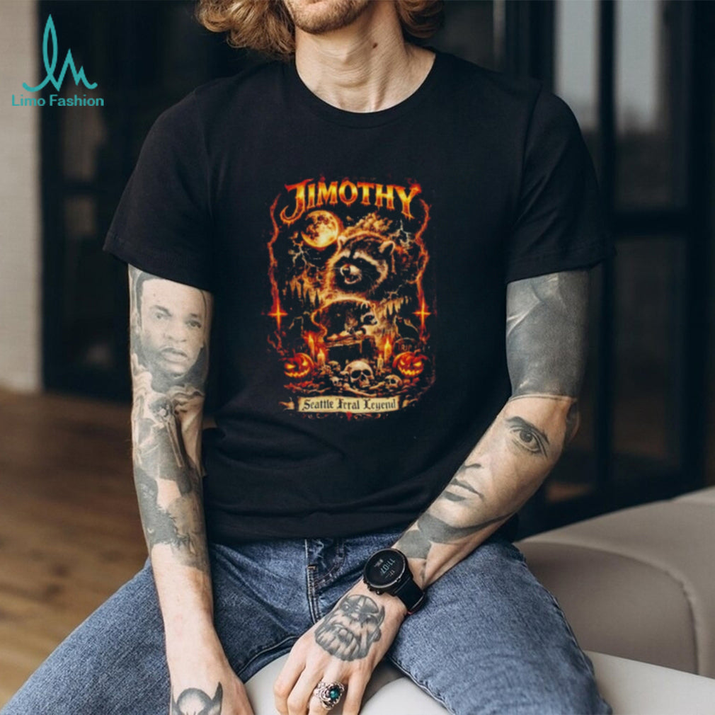 Jimothy Seattle Feral Legend Raccoon Halloween shirt