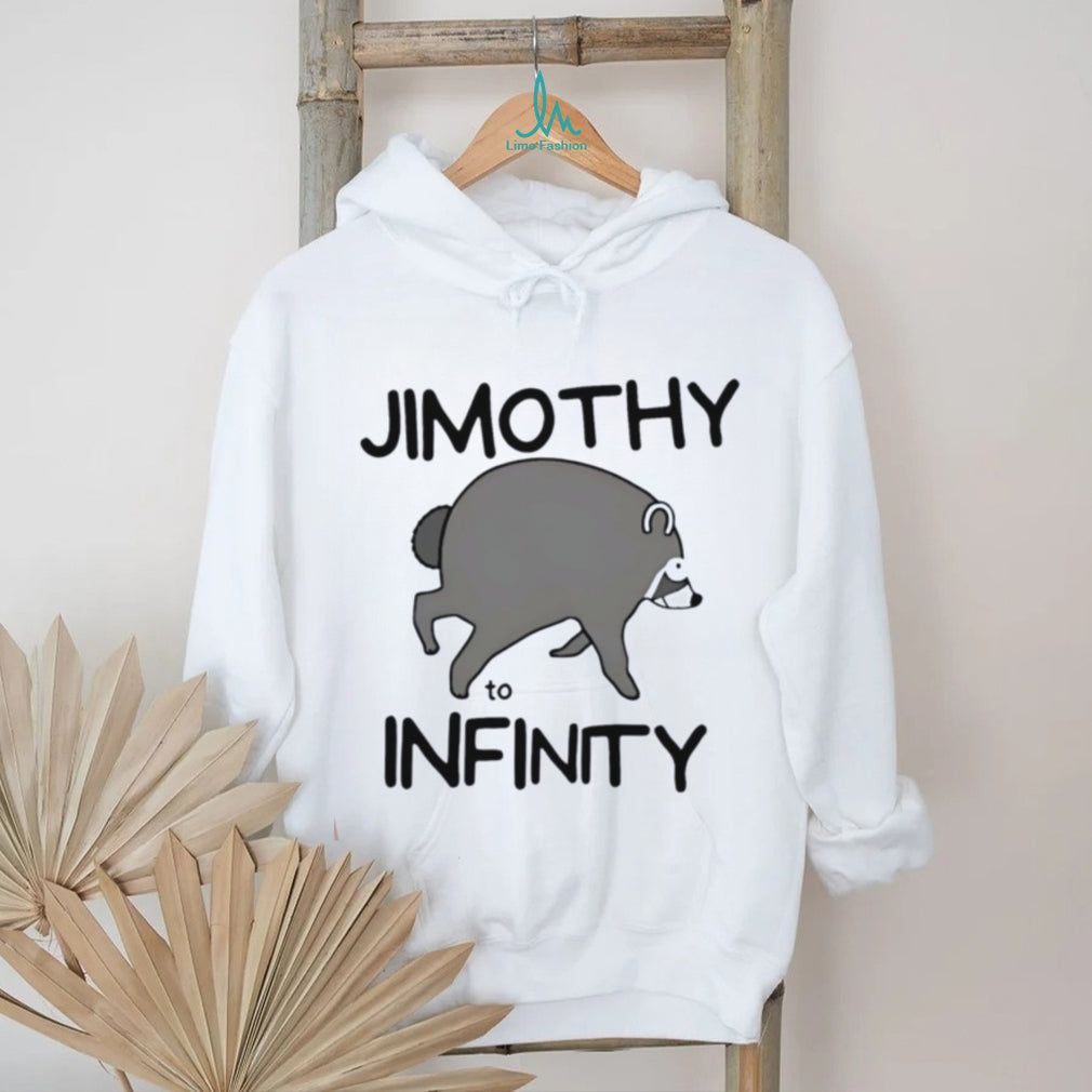 Jimothy to infinity illustrated shirt