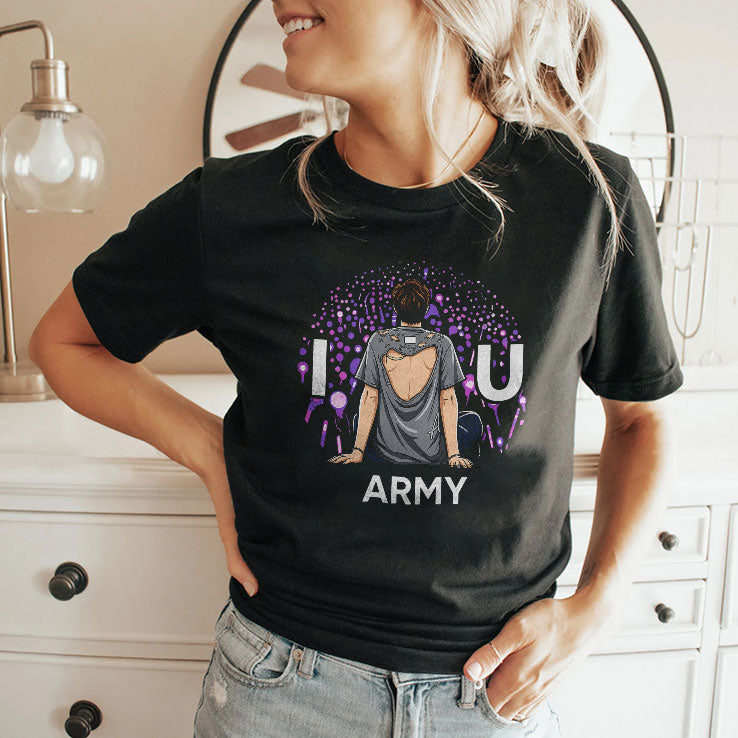 Joonie I Love You Army T Shirt