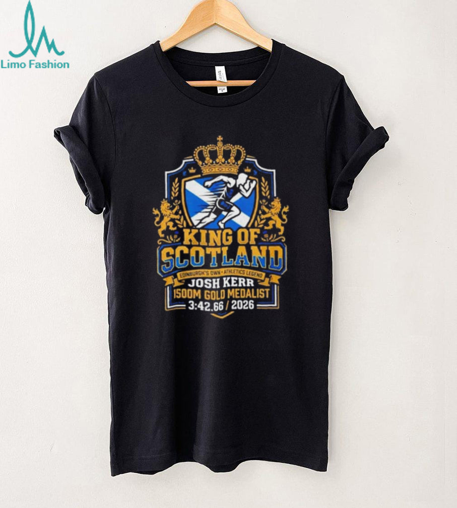 Josh Kerr King of Scotland Mile World Record 2026 shirt