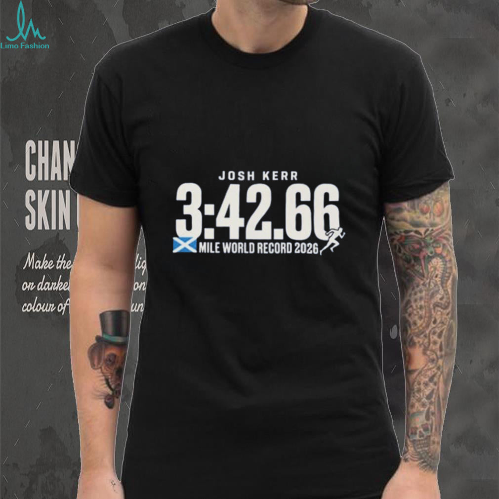 Josh Kerr Track Running Mile World Record T Shirt
