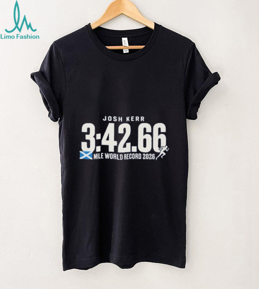 Josh Kerr Track Running Mile World Record T Shirt