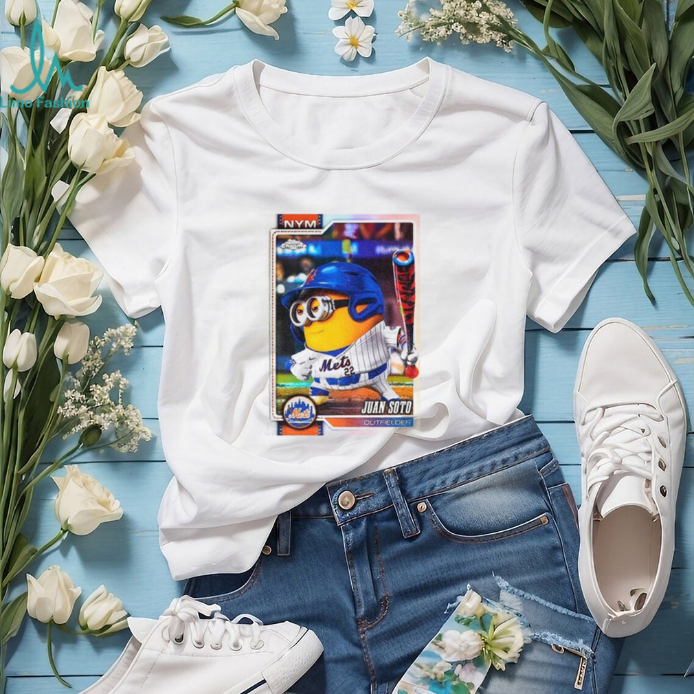 Juan Soto New York Mets baseball Topps Chrome Card shirt