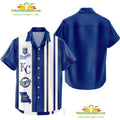 Kansas City Royals Hawaiian Shirt Classic Color Contrast Aloha Shirt