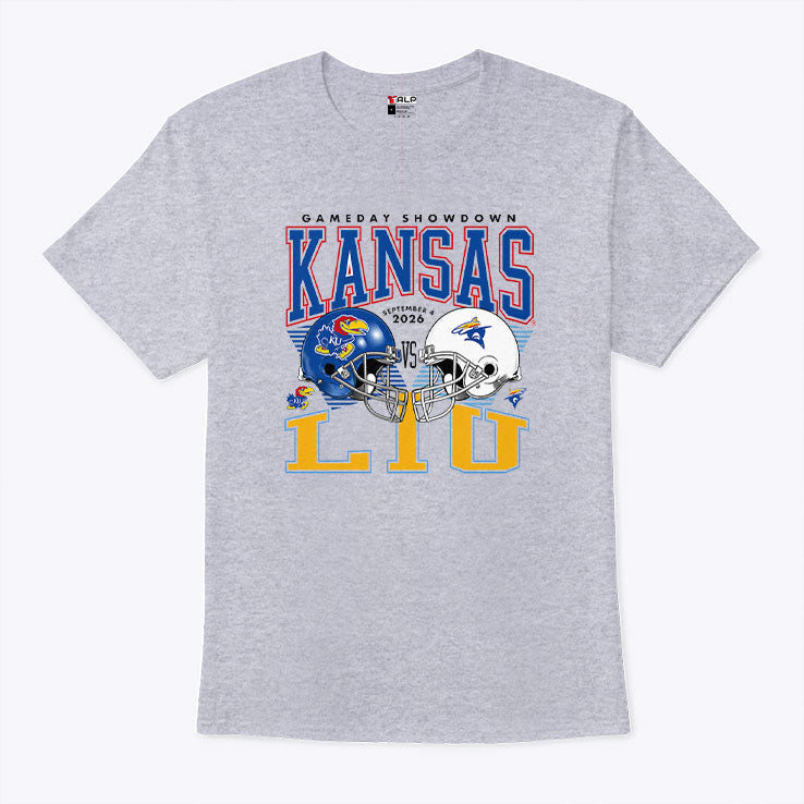 Kansas Vs LIU Gameday Showdown 2026 T Shirt