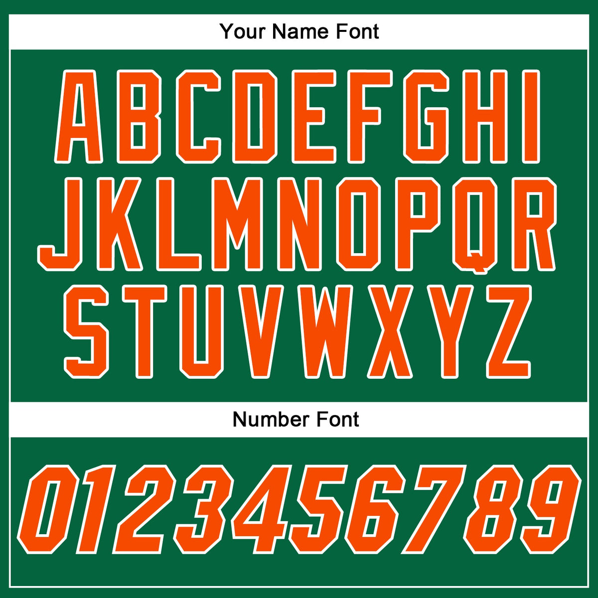 Custom Kelly Green Orange-White Authentic Baseball Jersey