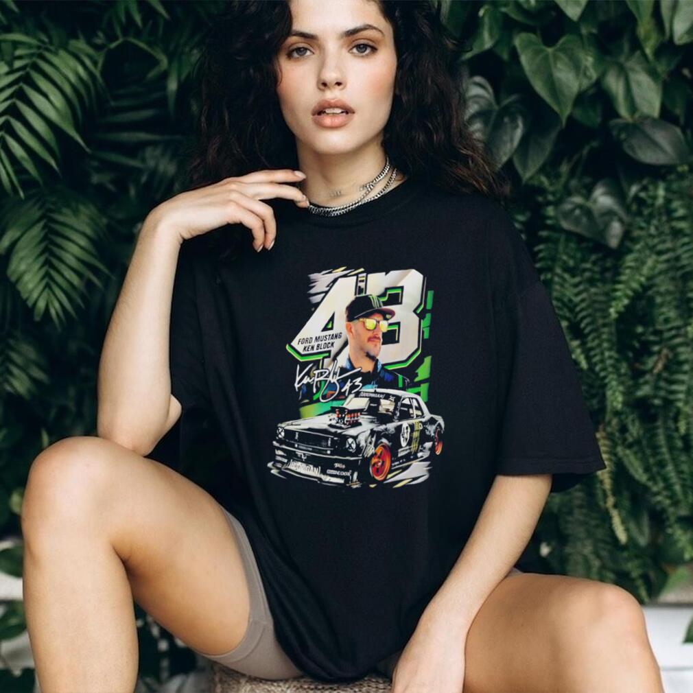 Ken Block Hoonicorn Ford Mustand number 43 signature shirt