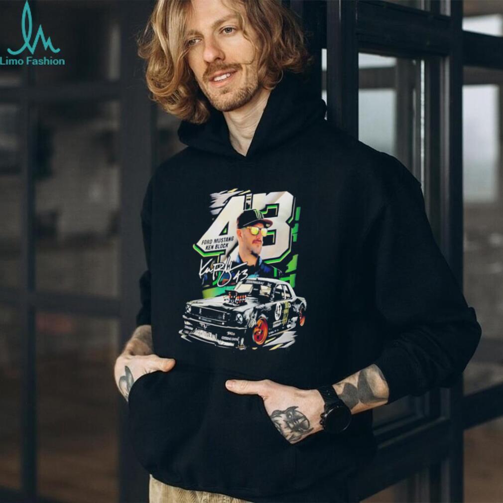 Ken Block Hoonicorn Ford Mustand number 43 signature shirt
