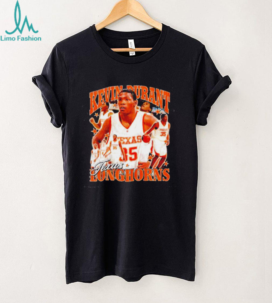 Kevin Durant Texas Longhorns No 35 Vintage Collage shirt