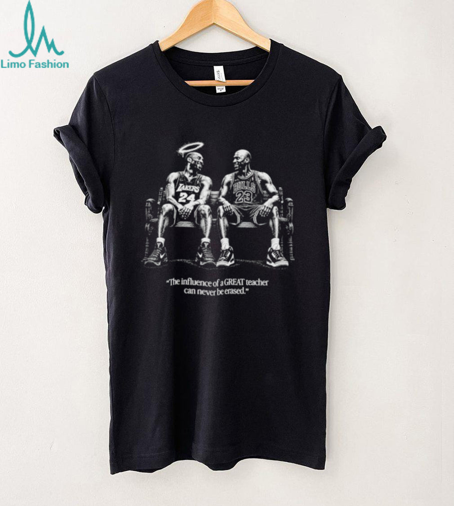 Kobe Bryant Lakers and Michael Jordan Bulls The Influence of a Great Teacher shirt