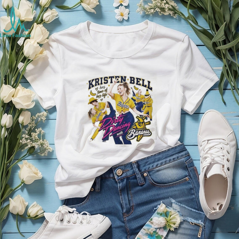 Kristen Bell Has Time of Her Life Dirty Dancing with Savannah Bananas shirt