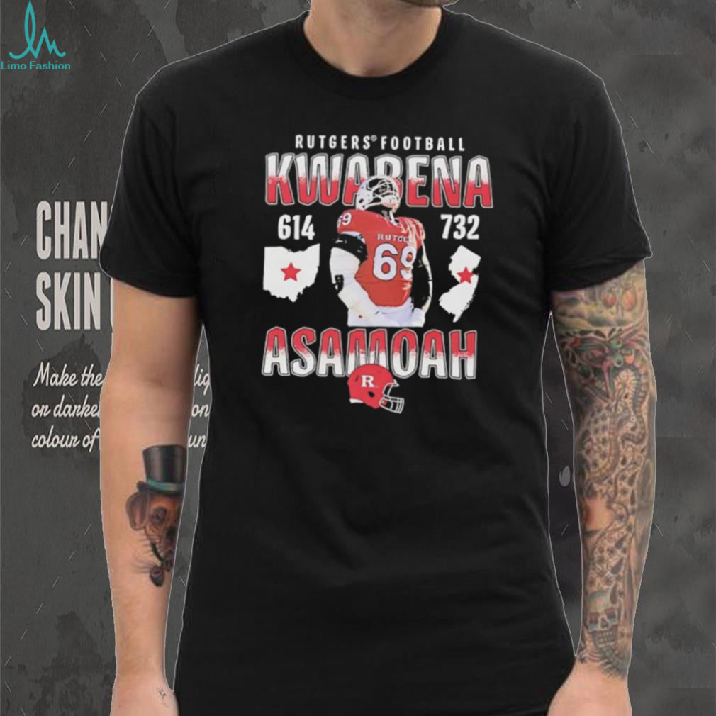 Kwabena Asamoah Rutgers Football vintage shirt